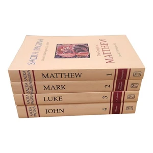 Sacra Pagina Gospel Set Matthew Mark Luke John 4 Volume Bible Commentary - Picture 1 of 5