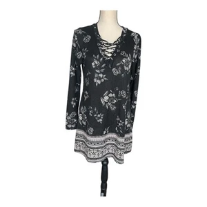 About A Girl lace Up Dress Size XL - Foto 1 di 5