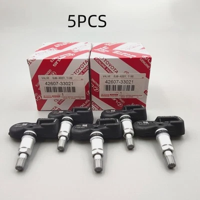 5pcs TPMS Tire Pressure Sensor fits 4Runner Lexus Scion OEM 42607-33021 PMV-107J Foto 1 de 4