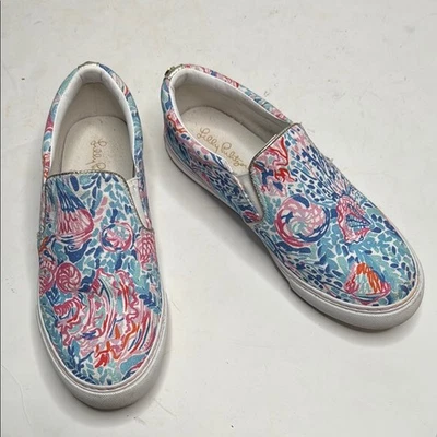 Zapatillas sin cordones Lilly Pulitzer Treasure Trove Julie S-284 talla 7 Foto 1 de 4