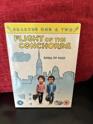 Flight Of The Conchords DVD Box Set Complete Seasons 1 & 2 HBO Comedy Sitcom  - Image 1 of 2