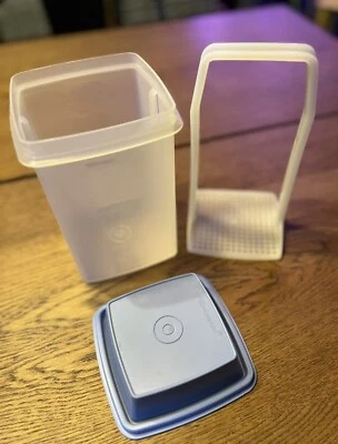 Tupperware  Pickle Keeper Container Set 1560-6 Blue   3 Pcs - Image 1 of 4