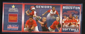 Houston Cougars--Agenda tascabile softball 2005 - Foto 1 di 1