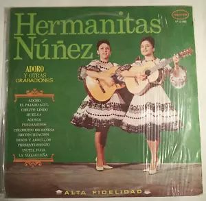 HERMANITAS NUÑEZ -ADORO Y OTRAS GRABACIONES- 1971 MEXICAN LP, BOLERO - Picture 1 of 4
