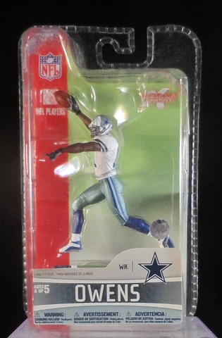 Scarce 2007 McFarlane Terrell Owens Cowboys 3-Inch Action Figure - REDUCED!!! Cover