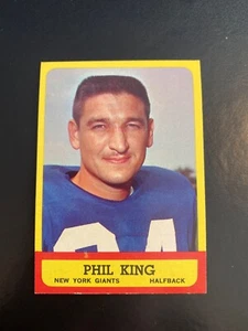 1963 TOPPS FOOTBALL #52 PHIL KING (SP)!! NICELY CENTERED!! $1 SHIPPING!! - Picture 1 of 2