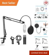 Adjustable Microphone Stand - Versatile Shock Mount - Universal Compatibility