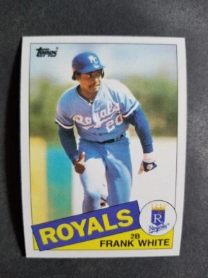 1985 Topps FRANK WHITE card # 743  [card 9] - Image 1 of 2