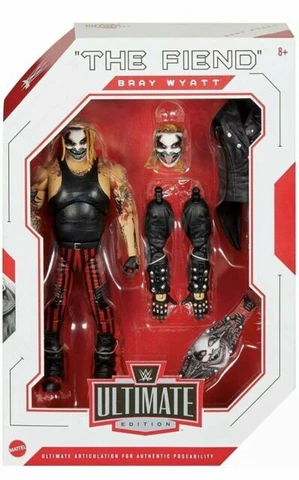 The Fiend Bray Wyatt WWE Ultimate Edition| Mattel HTF Wrestling Figure with Belt Cover