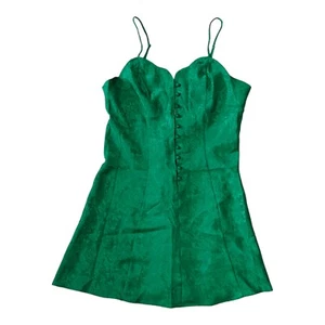 Vintage Victoria’s Secret Gold Label Schlafkleid zum Schlupfen grün Gr. M - Bild 1 von 8