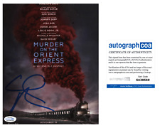 Willem Dafoe Signed 'Murder on The Orient Express' 8x10 Photo PROOF ACOA C