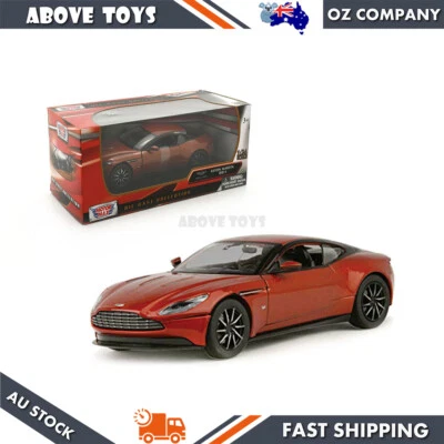 Motormax 1:24 Aston Martin DB11 Bond V12 Cobre Naranja Diecast Modelo Coche Foto 1 de 4