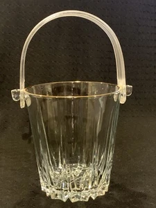 Pasabahce Kristall Eiskübel Goldrand mit Kunststoffgriff, 5 1/4" Höhe x 4 3/4" Breite - Bild 1 von 6