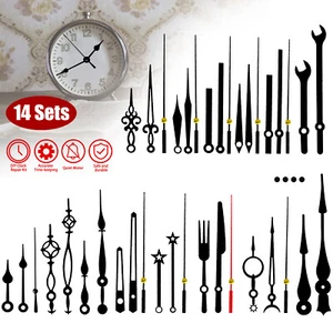 14 Sets Replacement Quartz Wall Clock Movement Mechanism Hands DIY Repair Tool - Picture 1 of 6