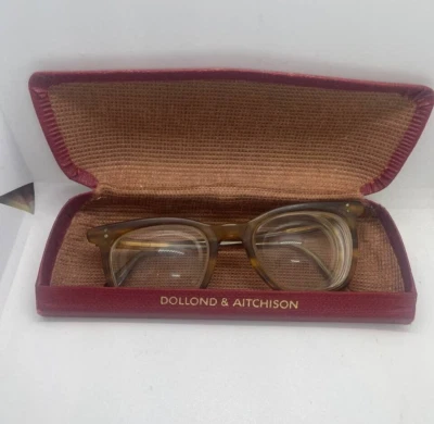 Gafas de colección DOLLOND & AITCHISON estuche rojo Foto 1 de 4