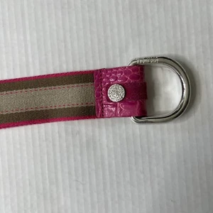 NWT Michael Kors Women's MK Canvas Waist Belt 40” Length - Picture 1 of 4