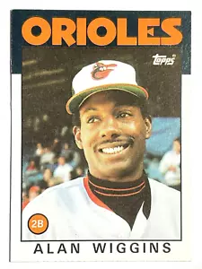 ALAN WIGGINS Baltimore Orioles, Padres 1986 Topps Baseball Card #508 - Picture 1 of 4