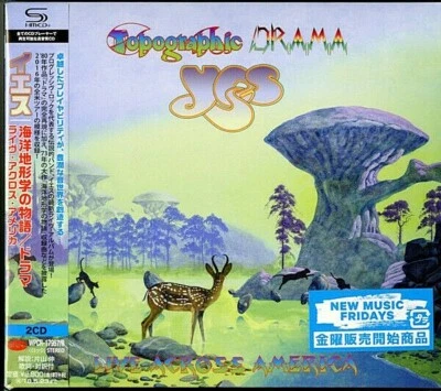 YES SEALED NEW Live 2CD Topographic Drama (Live Across America) 2017 Digipak - Image 1 of 2