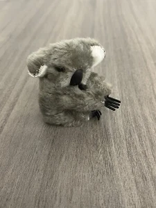 Vintage 2,5"" Koalabär Plüschtier Clip On Bleistift Umarmungen Australien Wildlife Y2K 90er Neu aus altem Lagerbestand - Bild 1 von 7