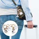  2 Pcs Plastic Ice Cube Keychain Suitcase Pendants Exquisite Rings