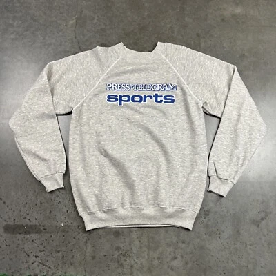 Suéter De Colección Para Hombre Grande Gris Defectos Menores Deporte EE. UU. 90 Usado Foto 1 de 4