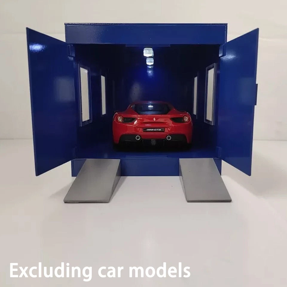 Diorama 1/18 Coche Garaje Taller Mantenimiento Reparación utilería Escena Exhibición Juguete ModoH Foto 1 de 4