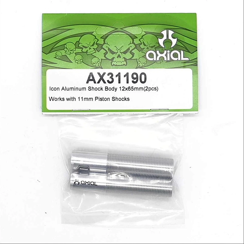 Axial Racing AX31190 Icon Aluminum Shock Body 12x65mm (2) - Image 1 of 1