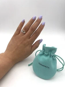 Tiffany & Co. Elsa Peretti Ring mit offenem Herzen in 925 Sterlingsilber - Bild 1 von 3