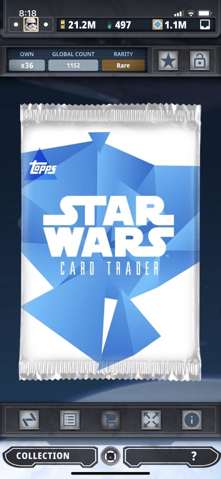 Topps Star Wars Digital Card Trader Prism Pack Art Insert - Image 1 of 1