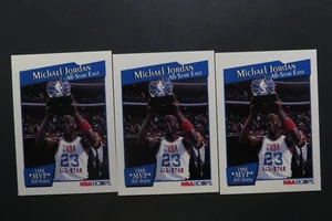 1991-92 Hoops MVP All Stars #9 IX Michael Jordan Chicago Bulls Card LOT - Picture 1 of 2