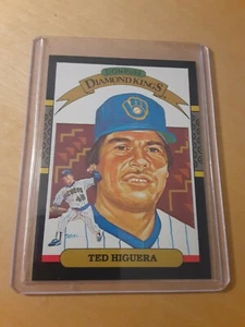 1987 Donruss Diamond King #16 TED HIGUERA Milwaukee Brewers Baseball Card. (NM) - Picture 1 of 2