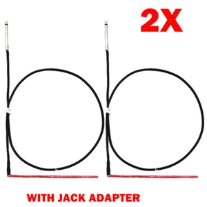2x Pasivo debajo del sillín para pastilla de película piezoeléctrica para pastillas acústicas con conector NUEVO - Imagen 1 de 7