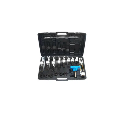 Portable Hand Pipe Tube Bender with 8 Dies Round & Square Metal Bending Tool - Image 1 of 3