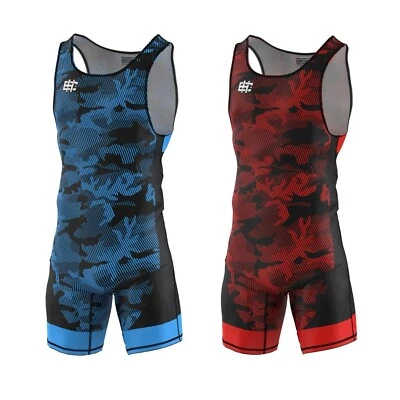 Tuta da wrestling Lotta BAMBINI EXTREME HOBBY HAVOC UWW Approvato - Immagine 1 di 4