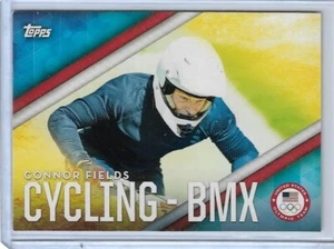 RARO 2016 TOPPS OLYMPIC ~ TARJETA CONNOR FIELDS #OD-23 ~ EQUIPO EE. UU. BMX CICLISMO ~ CANTIDAD - Imagen 1 de 2