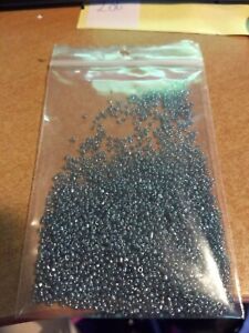 ROCAILLES EMBROIDERY BEADS BLUE/GREY   20 GSM NEW (D) BEAD IS 1.5  MM