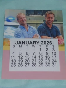 HAWAII FIVE-O pequeño magnético 2026 CALENDARIO Alex O'Loughlin Scott Caan Five-0 - Imagen 1 de 1