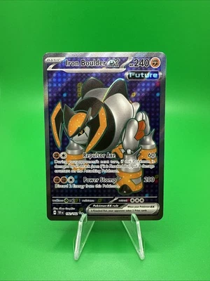 Iron Boulder ex 192/162 SV05: Temporal Forces Holo. Pokemon. E19 - Image 1 of 2