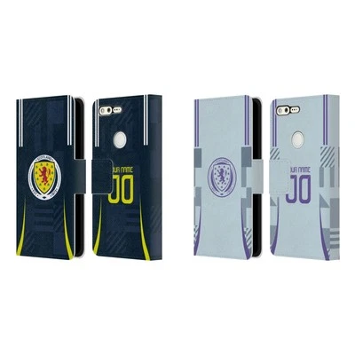 CUSTOM SCOTLAND NATIONAL TEAM 2024/25 KIT LEATHER BOOK CASE FOR GOOGLE PHONES - Image 1 of 4