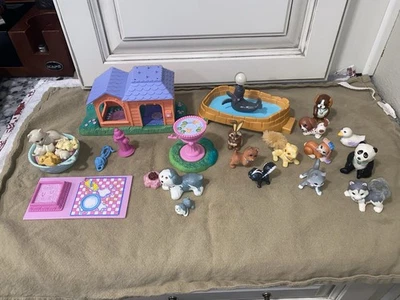 Lote Kenner Littlest Pet Shop Años 90 De Colección Perros Pastores Gatitos Conejitos Perros Panda Skunk Foto 1 de 4