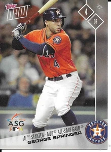 2017 Topps Now All-Star Game Geirge Springer AS-16 Outfield - Astro - Bild 1 von 1