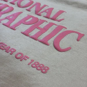 National Geographic x Parks Project Long Sleeve Men’s Large Sand Beige Puff Tee - Picture 1 of 18