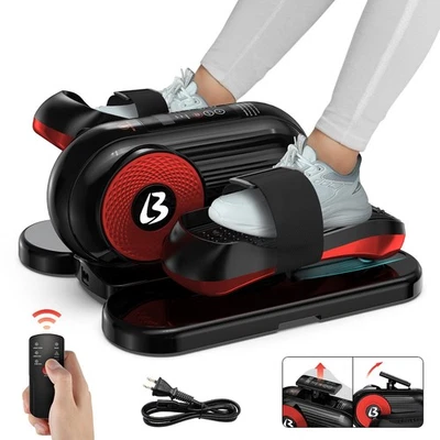 Under Desk Elliptical Machine Under Pedal Exerciser Trainer Non-Slip Stepper - Image 1 of 4