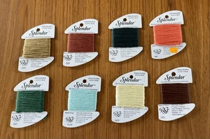 Rainbow Gallery Splendor 12 ply silk, Mixed colors, Lot of 8 - Picture 1 of 2