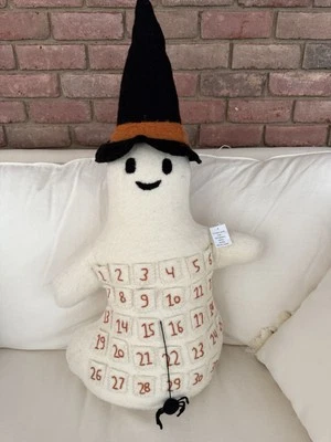Pottery Barn Kids Felted 3-D Halloween Ghost Advent Calender New - Image 1 of 2