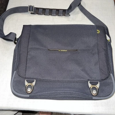 Bolso para portátil Samsonite negro mensajero de lona Foto 1 de 4
