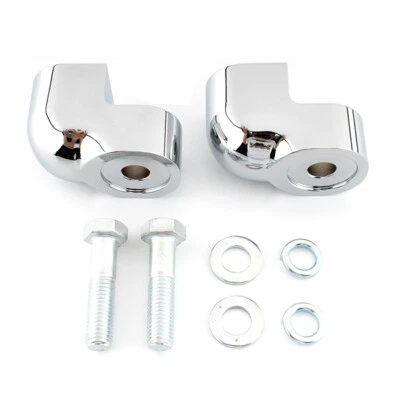 Хромированная алюминиевая подставка для руля мотоцикла Honda VTX1300C 2004-2009 с ЧПУ - Изображение 1 из 4