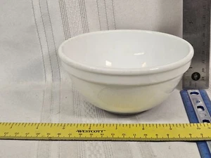 Crate & Barrel Culinary Arts Fruit Berry Bowl White Porcelain Stackable 5 3/8" - Picture 1 of 4