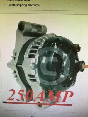 ALTERNADOR DE ALTO AMPLIFICADOR COMPATIBLE CON CARGADOR DODGE SERIE 300 MAGNUM 2.7 3.5 5.7 6.1L 250AMP Foto 1 de 3