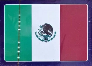 Bandera de México Bandera de México Tarjetas de Juego Recubiertas de Plástico de la Marca USFLAGKING - Imagen 1 de 1